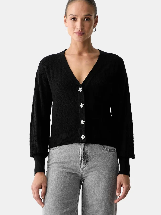 GUESS - LS VN NINA CARDI STWR