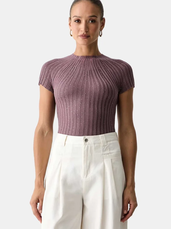 GUESS - SS SHEER YOKE CN...