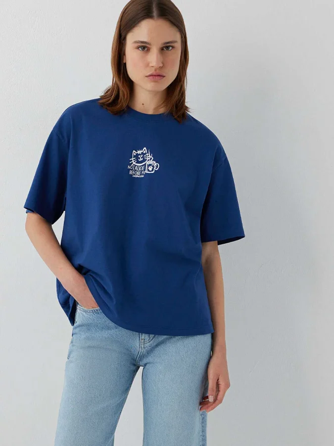 Mavi - CAT PRINTED TSHIRT