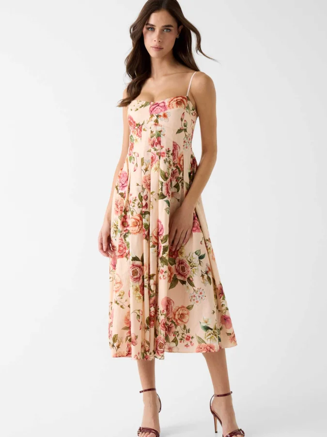GUESS - SL BRIA LINEN DRESS