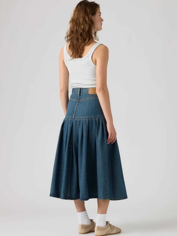 Levis® - YOKED PLEATED SKIRT 2