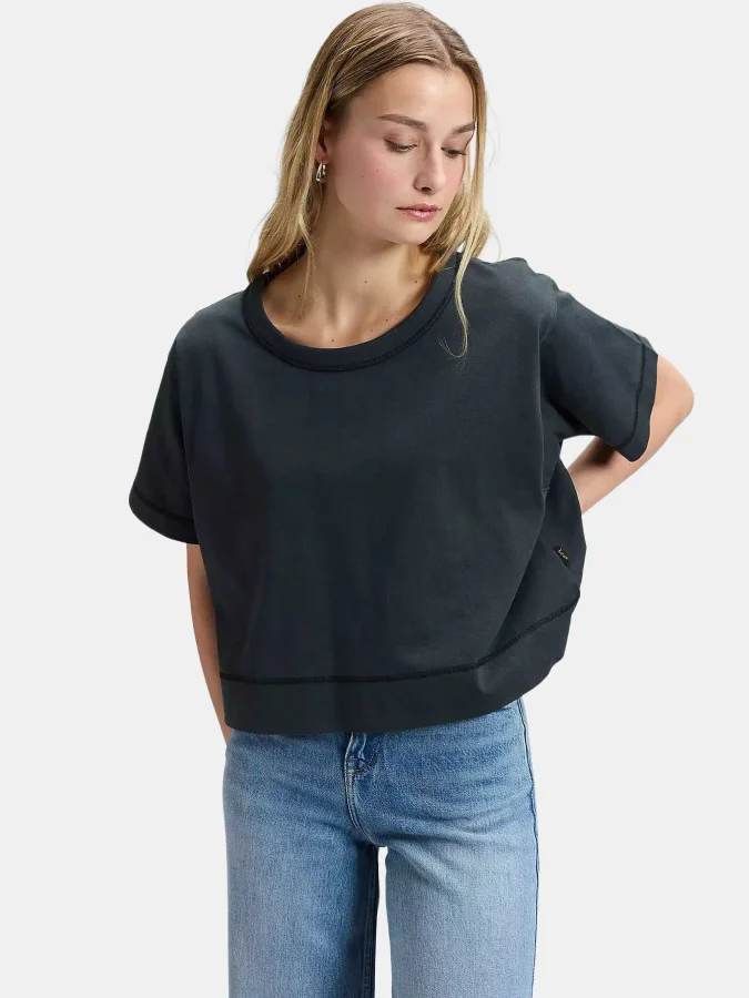 LEE - SS CROPPED TEE