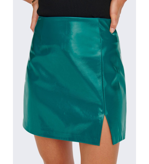 ONLY - ONLRUTH VINYL HW SLIT SKIRT TLR Size XS