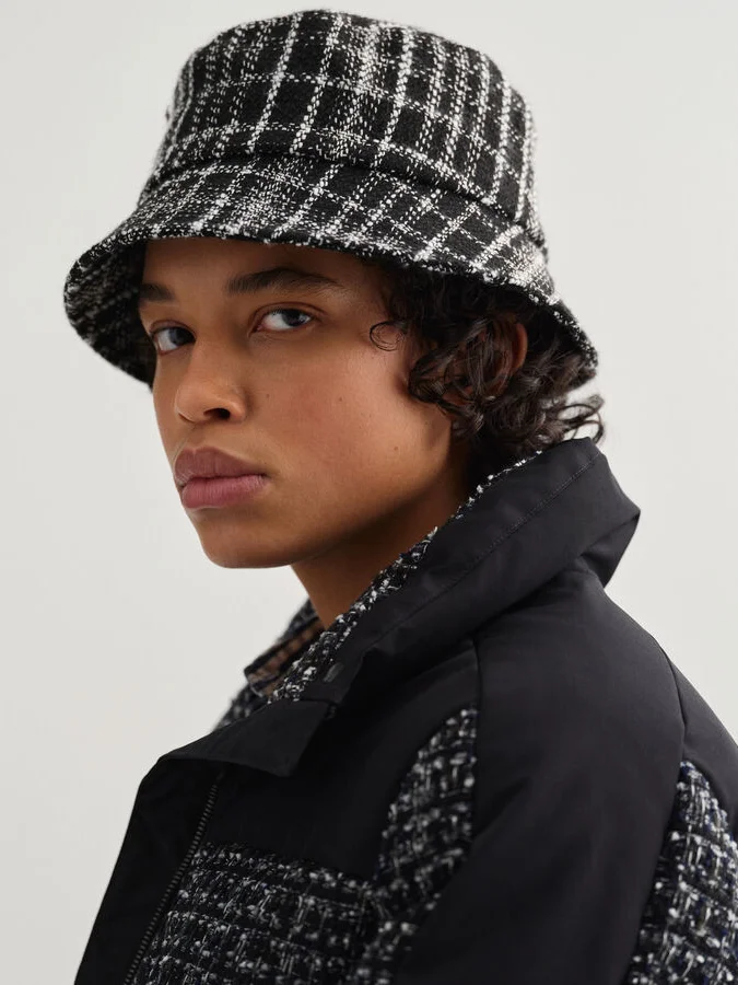 Gant - D1. TWEED BUCKET HAT 2