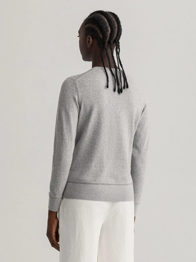 Gant - D1. LIGHT COTTON C-NECK 2