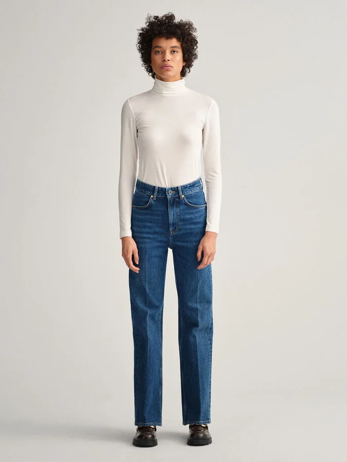 Gant - D1. HW FLARE JEANS