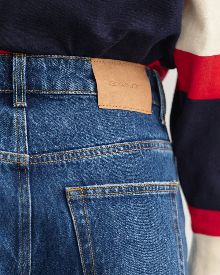 Gant - D1. HW STRAIGHT AUTHENTIC JEANS Gant - D1. HW STRAIGHT AUTHENTIC JEANS