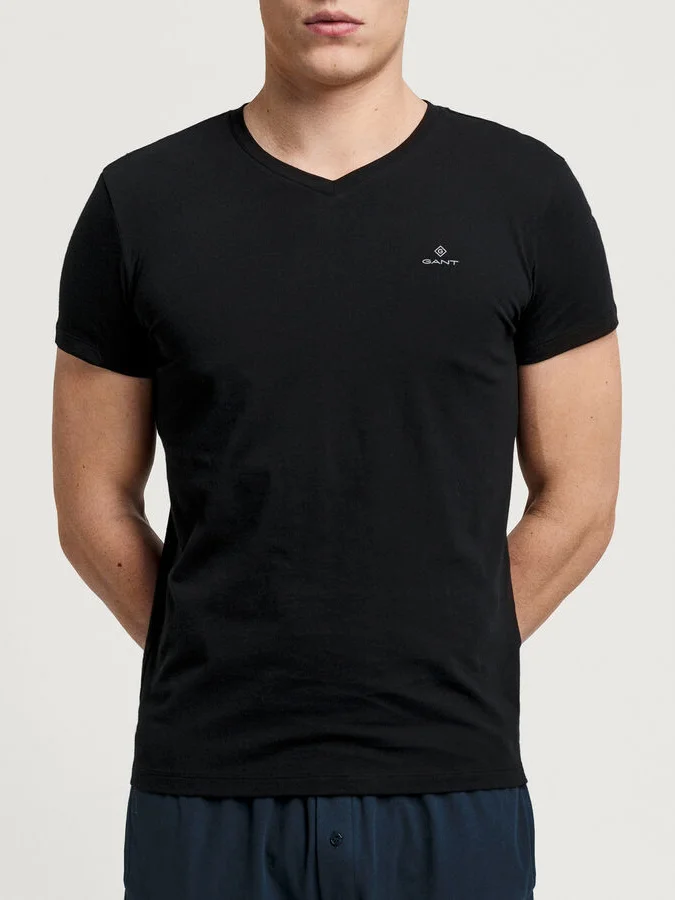 Gant - V-NECK T-SHIRT 2-PACK 2