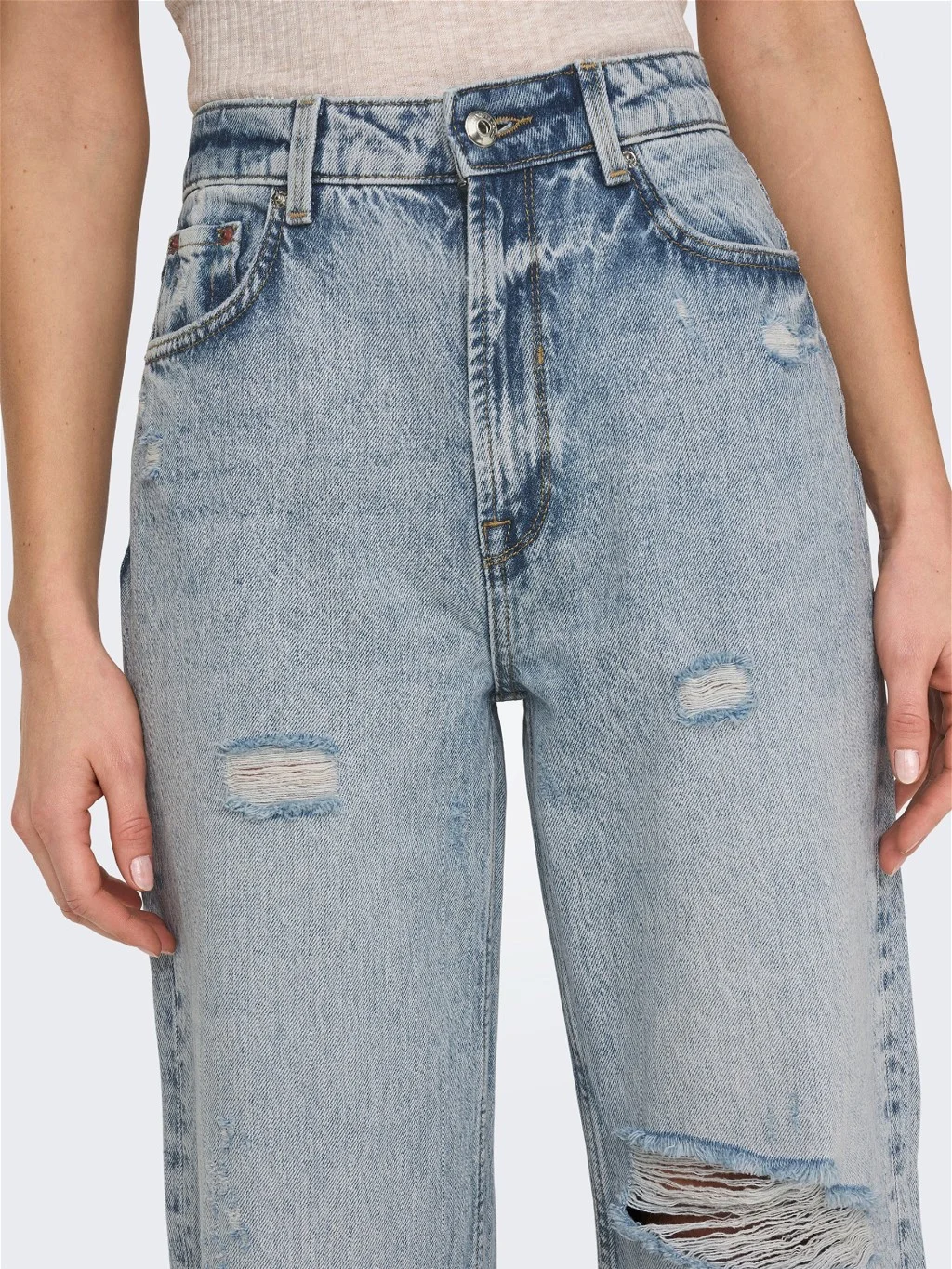 ONLY - ONLASTRID HW WIDE SLIT LB DNM DOT ONLY - ONLASTRID HW WIDE SLIT LB DNM DOT