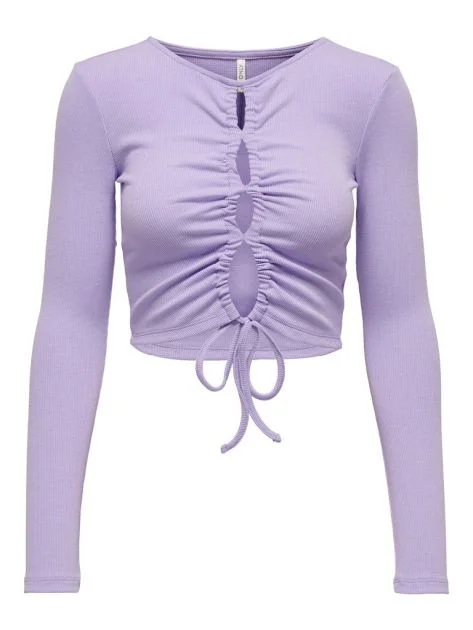 ONLY - ONLTRINA L/S RIB TOP BOX JRS ONLY - ONLTRINA L/S RIB TOP BOX JRS