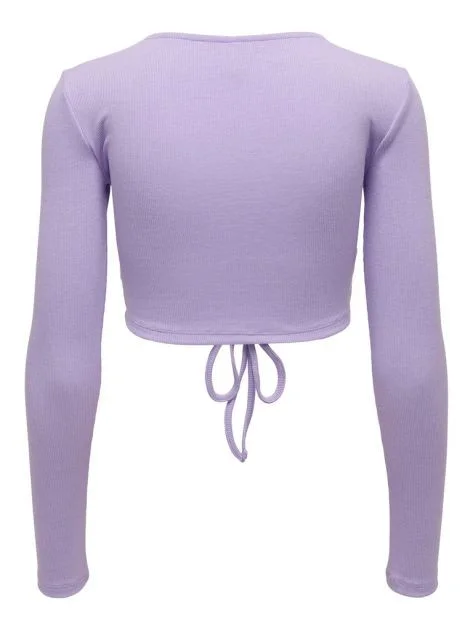 ONLY - ONLTRINA L/S RIB TOP BOX JRS ONLY - ONLTRINA L/S RIB TOP BOX JRS