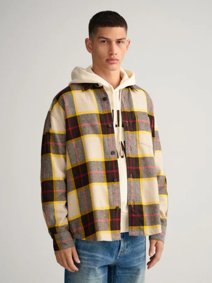 Gant - D2. PLAID WOOL...