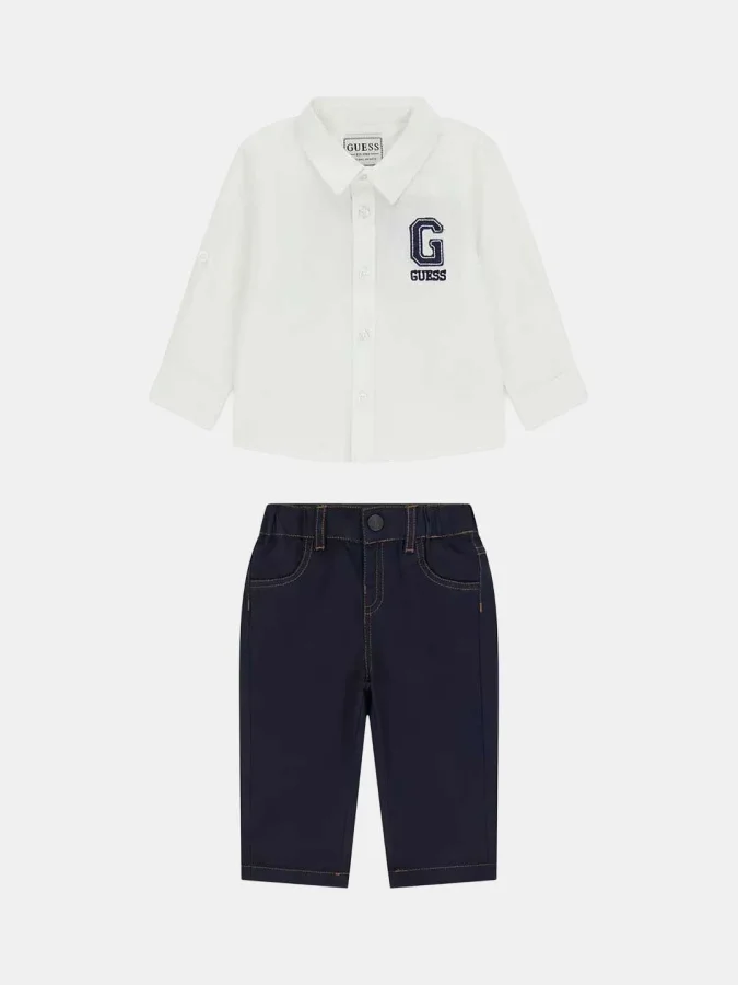 GUESS - SET POPLIN ADJ. LS...