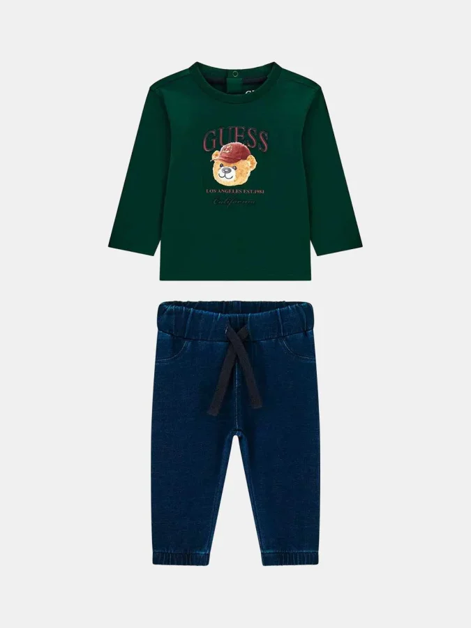 GUESS - SET LS T-SHIRT +...