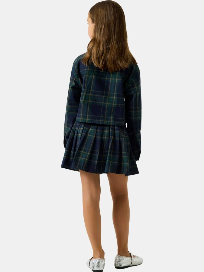 GUESS - TARTAN BOXY LS SHIRT 2