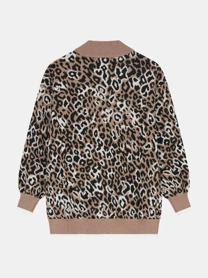 GUESS - LS LEOPARD CARDIGAN 2