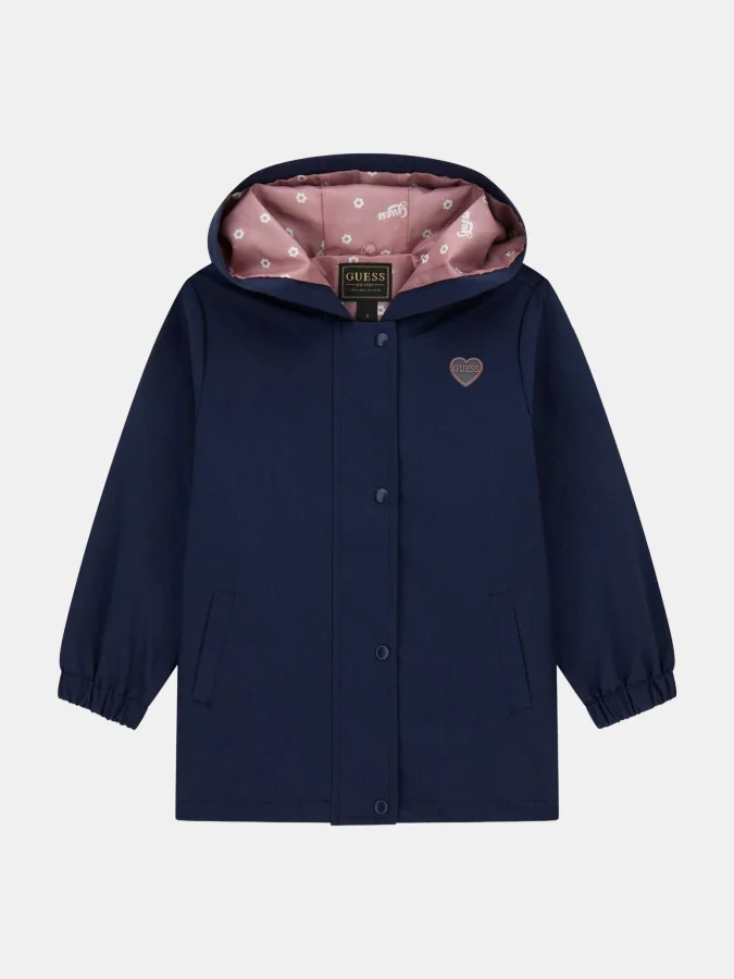 GUESS - POLYESTER HOODED LS...