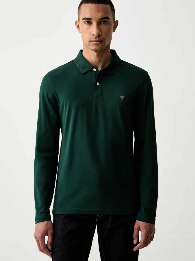 GUESS - LS BASIC JERSEY POLO