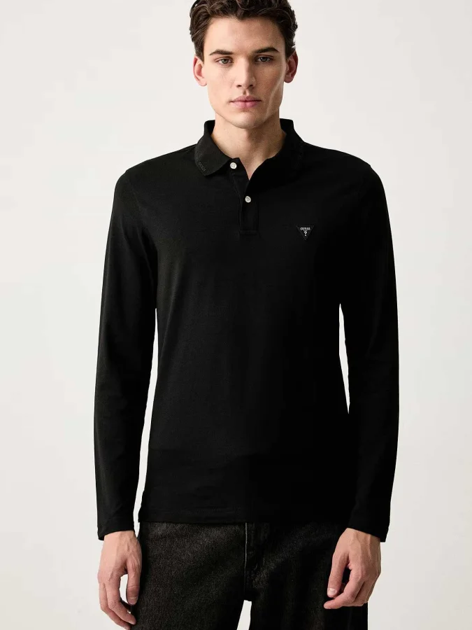 GUESS - LS BASIC JERSEY POLO