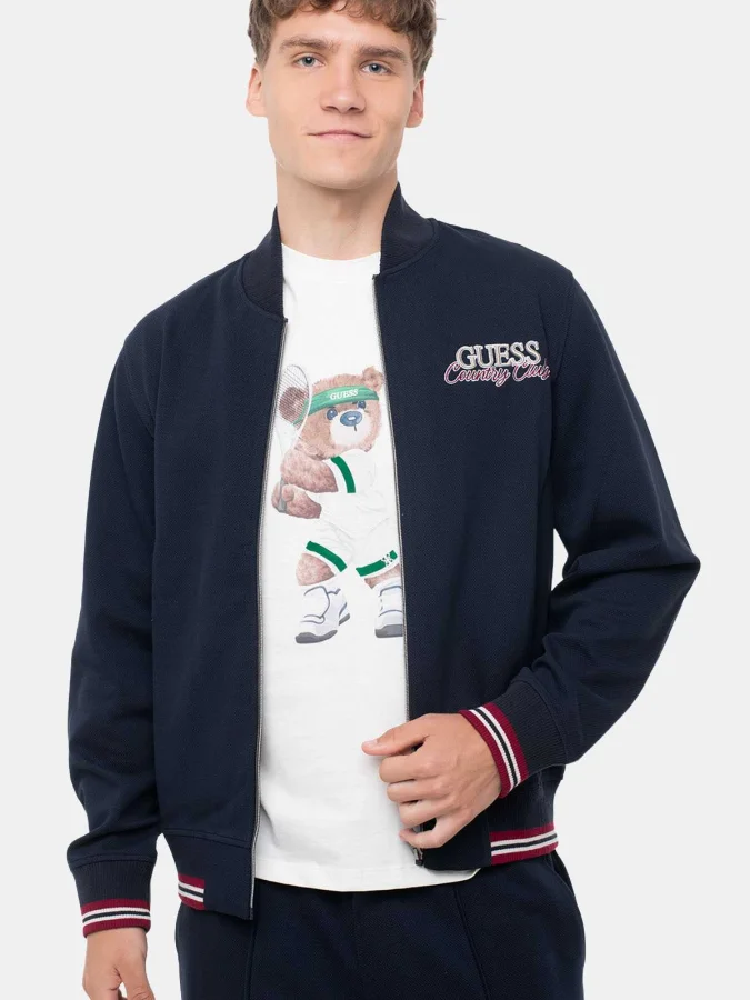 GUESS - LS ZIPPER DETAILED...