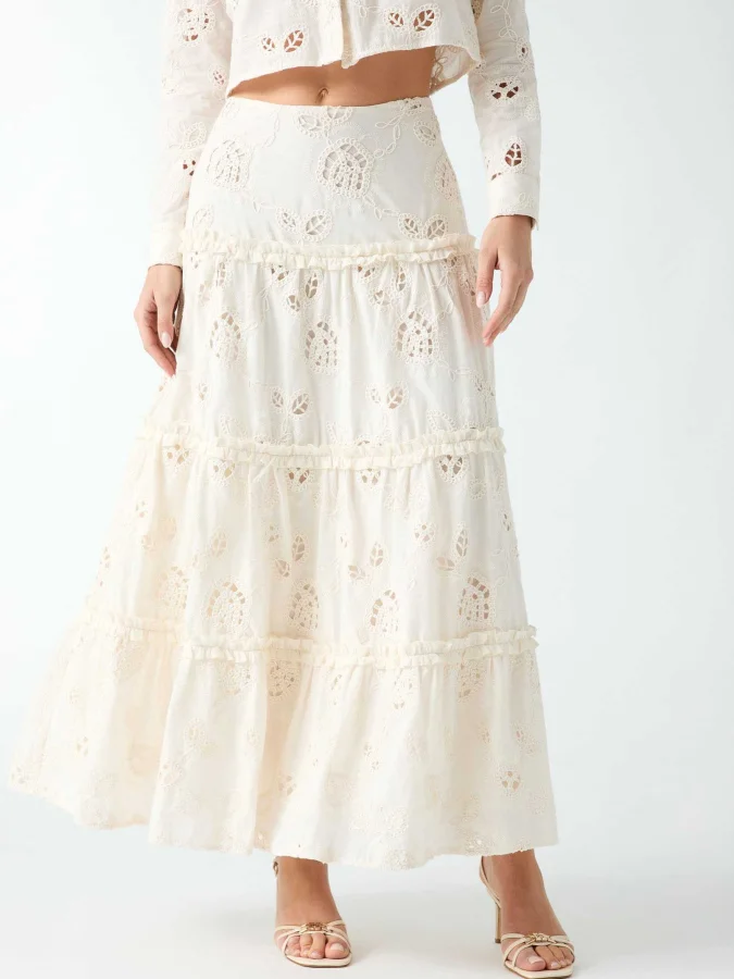 GUESS - LENORA EYELET MAXI...