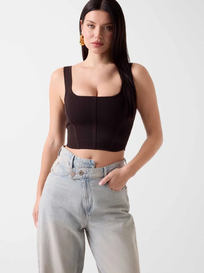 GUESS - ESME CORSET TOP SWTR