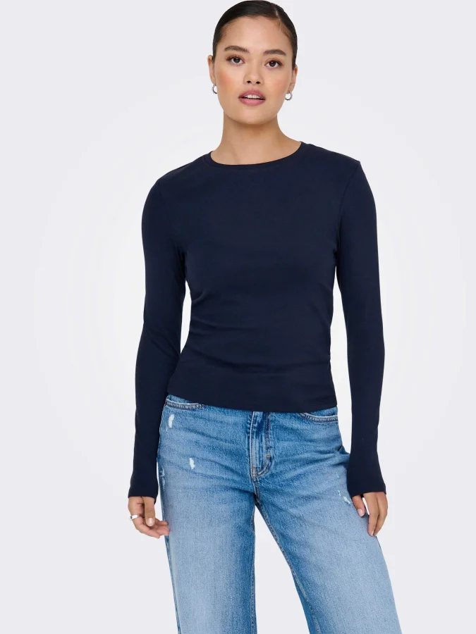 ONLY - ONLRILEY O-NECK L/S...