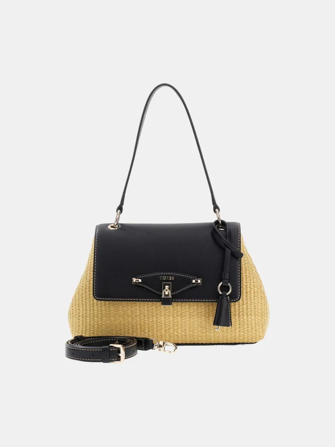 GUESS - MAGGIE STRAW FLAP...
