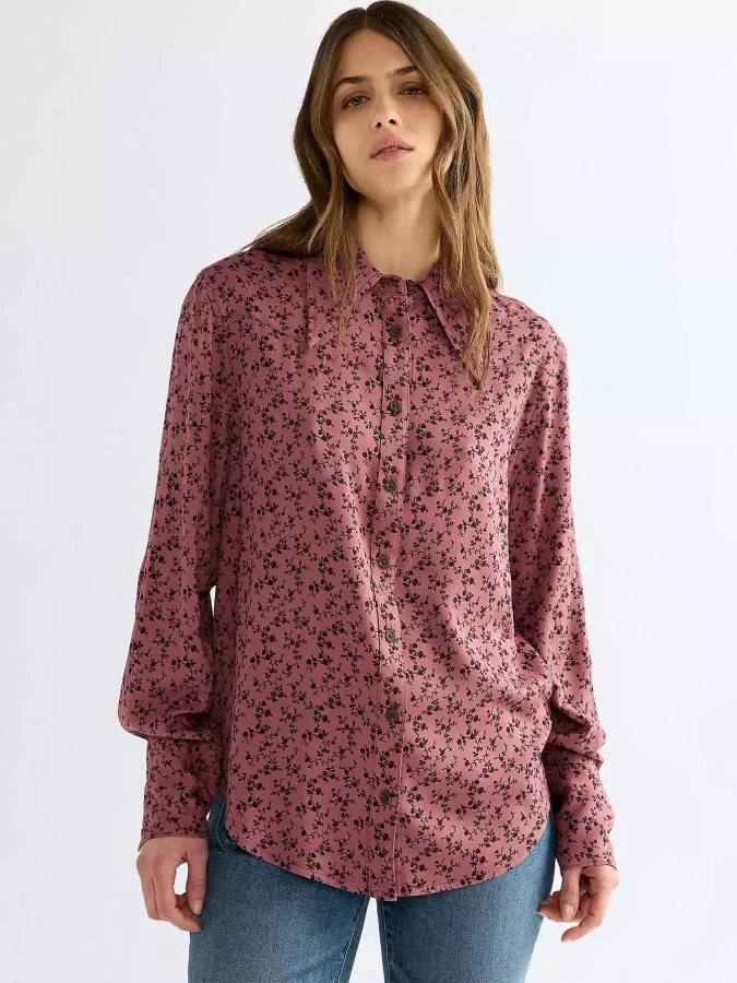 WRANGLER - DRAMA COLLAR SHIRT