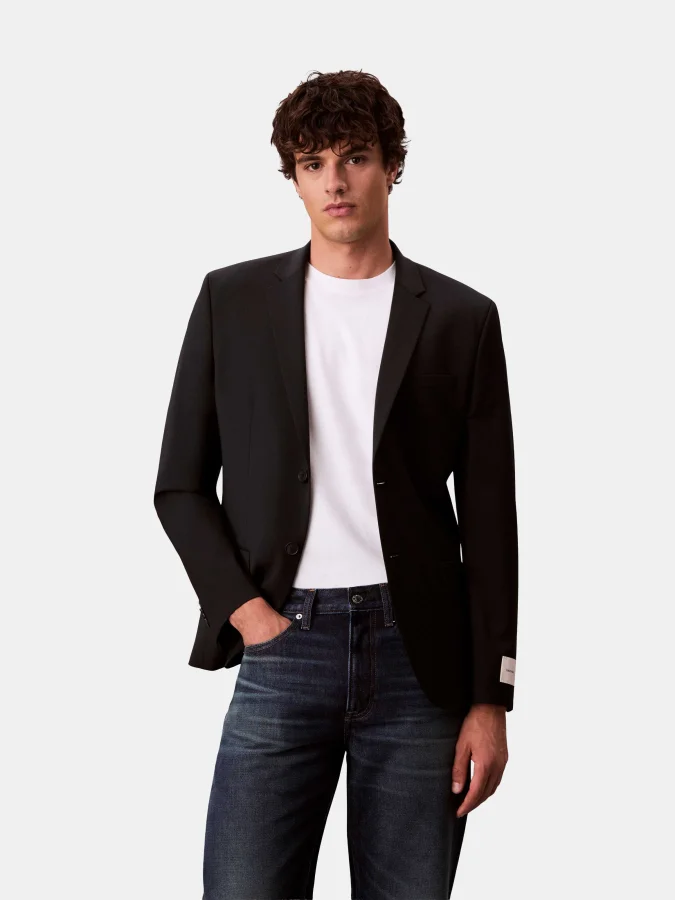 CALVIN KLEIN - LS TROP WOOL... 2