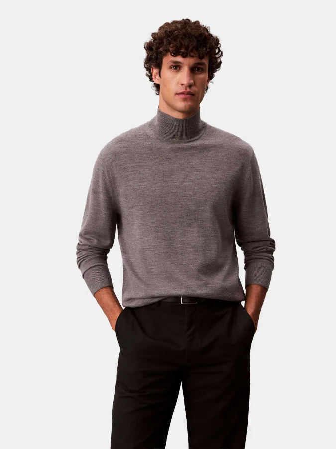CALVIN KLEIN - LS MERINO...