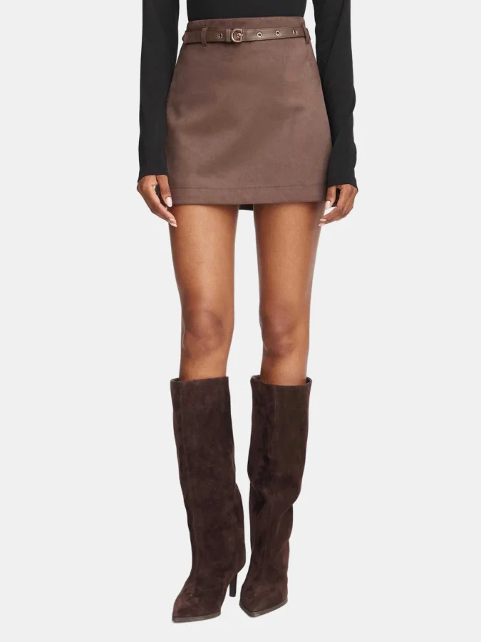 GUESS - GRACE SUEDE SKIRT
