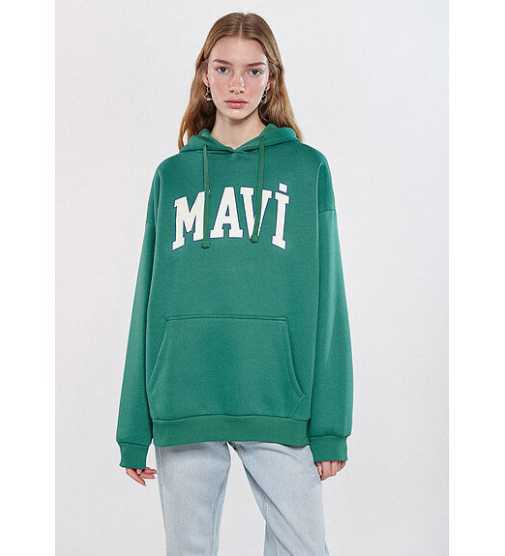 Mavi - MAVI LOGO HOODED SWEATSHIRT Size XS
