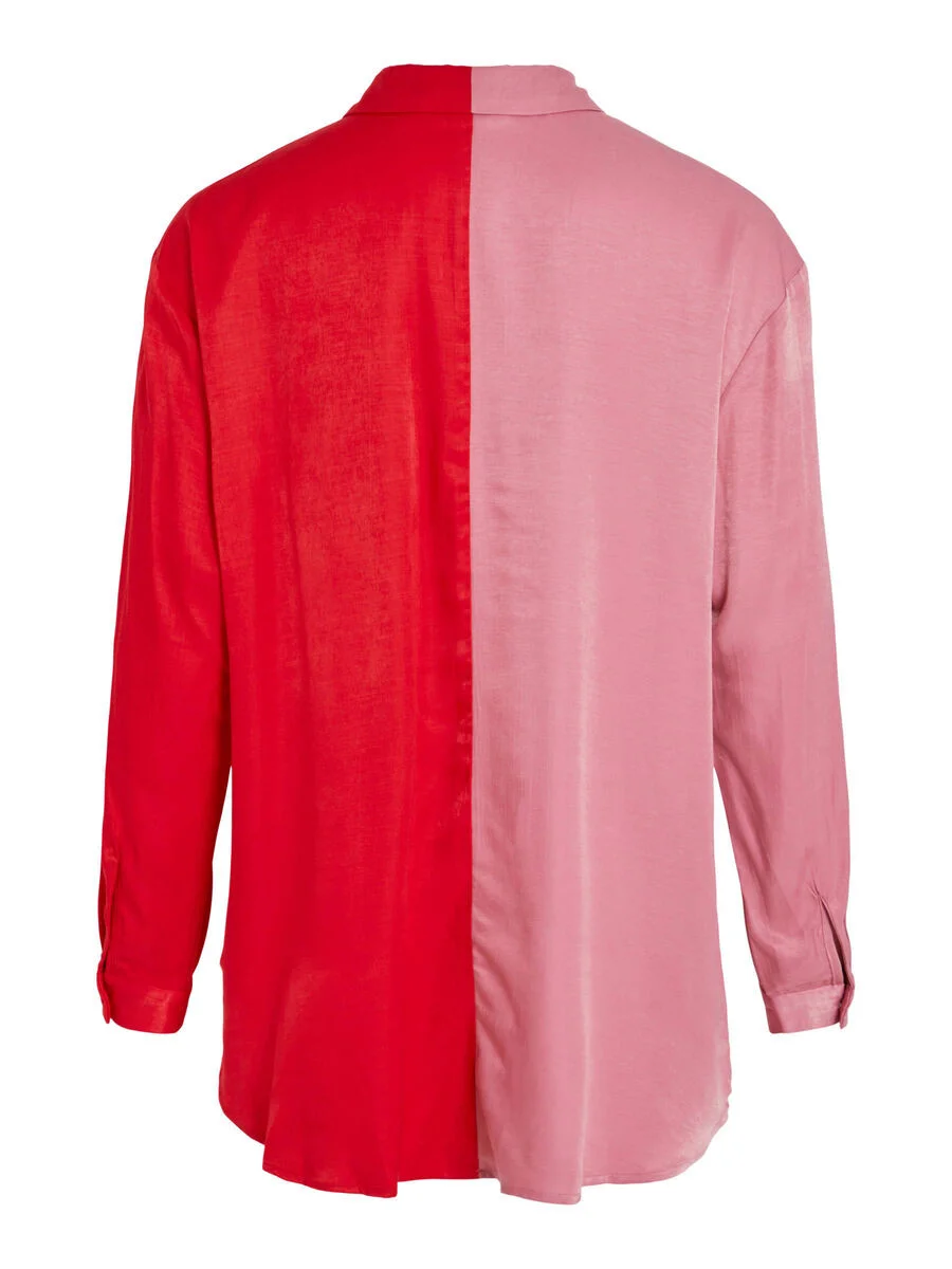 VILA - VISILLA L/S BLOCKED SHIRT VILA - VISILLA L/S BLOCKED SHIRT