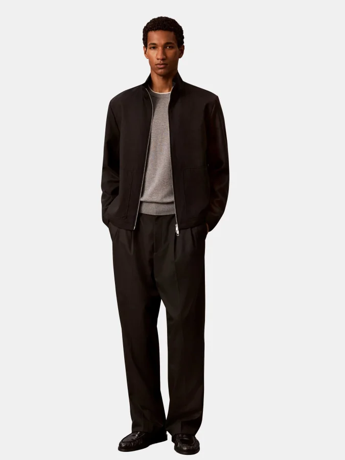 CALVIN KLEIN - LS WOOL...