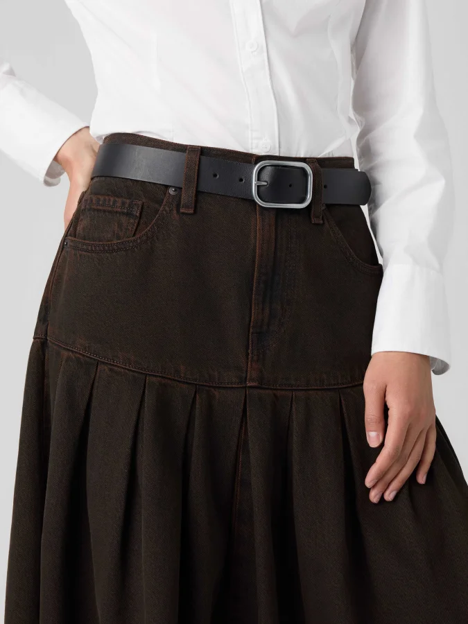 Levis® - YOKED PLEATED SKIRT 2