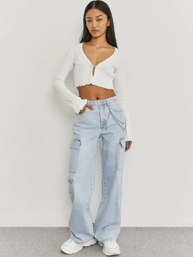 Tally Weijl - BLUE HIGH...