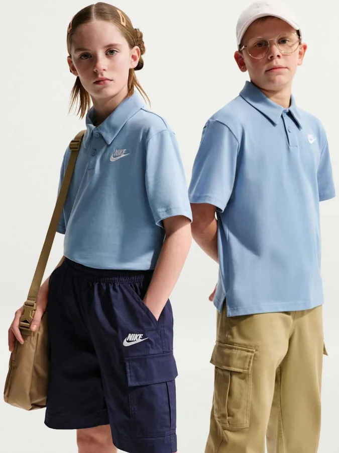 NIKE - K NSW CLUB KNIT SS...