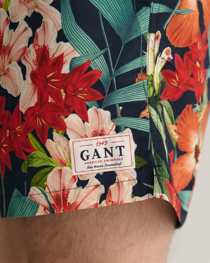 Gant - Floral Print Swim Shorts Gant - Floral Print Swim Shorts
