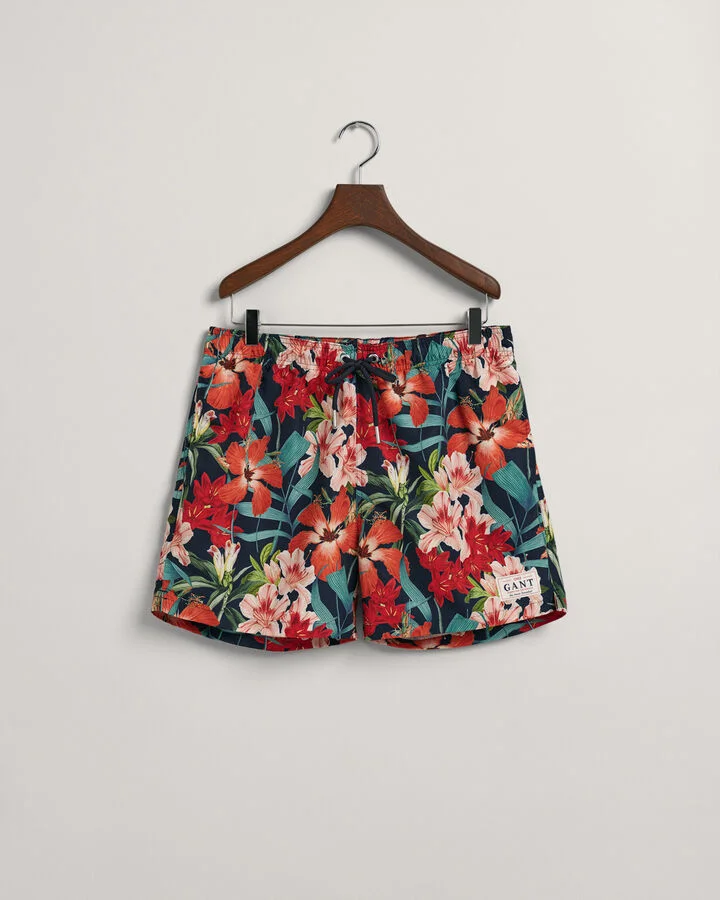 Gant - Floral Print Swim Shorts Gant - Floral Print Swim Shorts