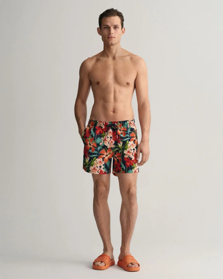 Gant - Floral Print Swim Shorts Gant - Floral Print Swim Shorts