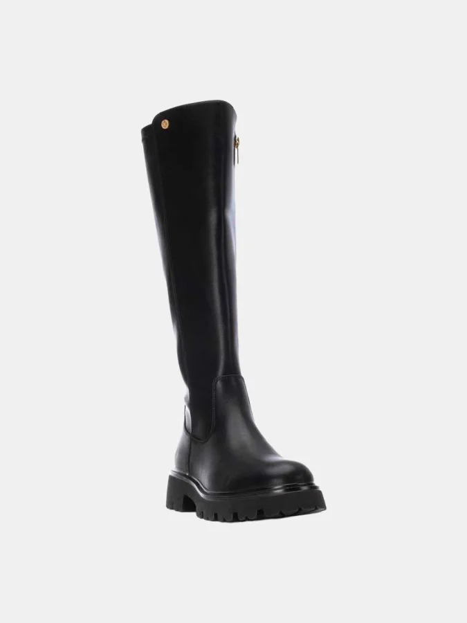 XTI - BLACK PU LADIES BOOTS 2