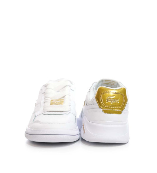 Lacoste Game Advance Luxe Leather White/Multi Men's Shoe