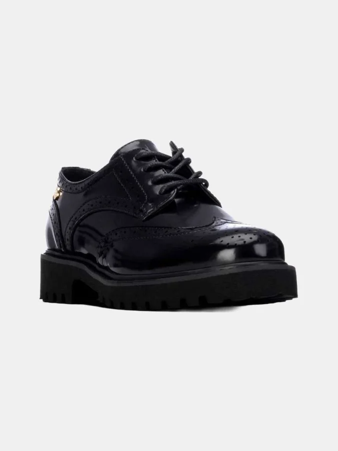 XTI - BLACK PU LADIES SHOES 2