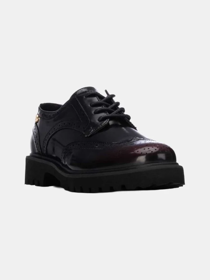 XTI - BURGUNDY PU LADIES SHOES 2