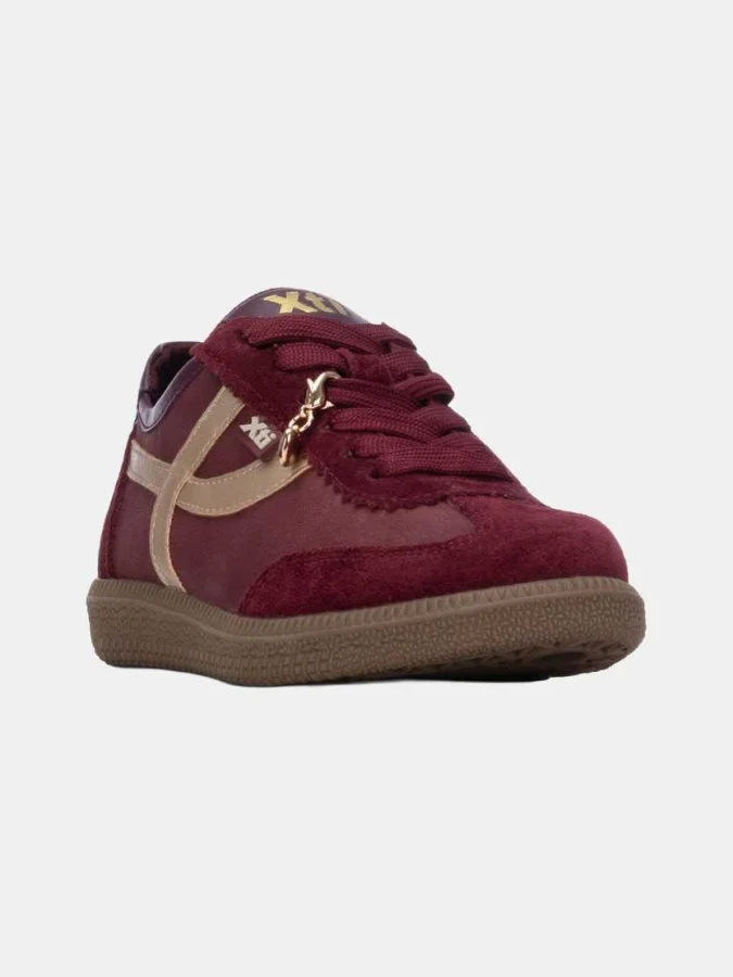 XTI - BURGUNDY PU KIDS SHOES 2