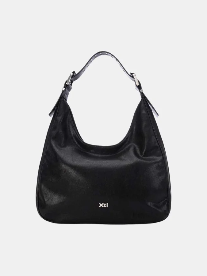 XTI - BLACK PU LADIES BAGS