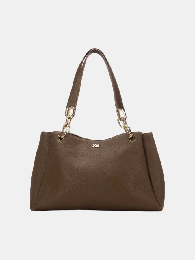 XTI - TAUPE PU LADIES BAGS