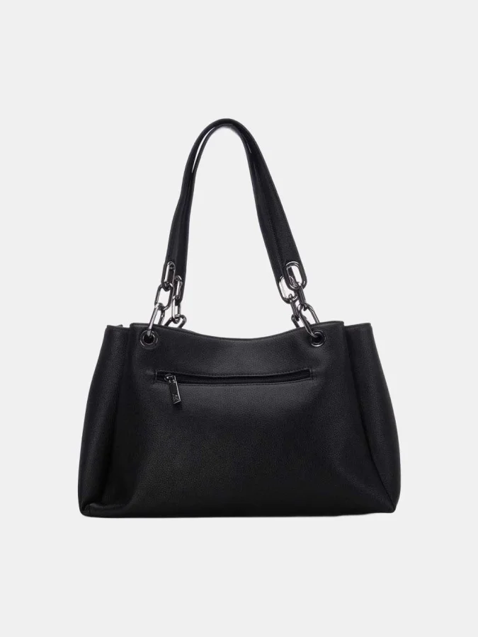 XTI - BLACK PU LADIES BAGS 2