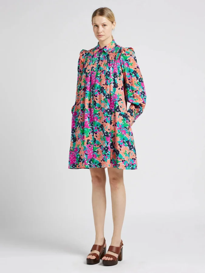 Y.A.S - Blue Short printed...